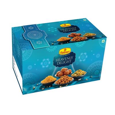 Haldiram's Heavenly Delight - Gulab Jamun 500g + Tasty Nuts 150g + Navratan Mix 150g + Aloo Bhujia 150g