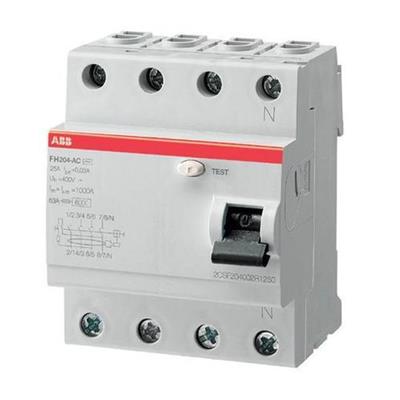 ABB FH204 AC-25/0.1 Residual Current Circuit Breaker(RCCB-1SYF202006R2250) Pack of 1