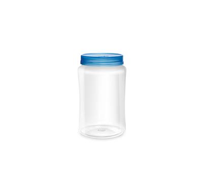 Milton Crisp N Clear Round Designer Pet Jar 2ltr (DPETPEJ011BLUE0048)