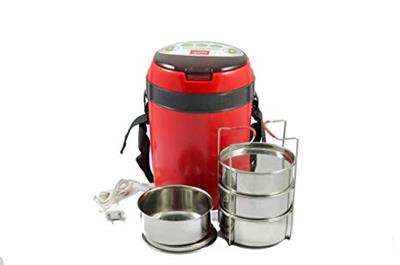 Milton Futron 4 Electric Tiffin Lunch Box (Multi Color)