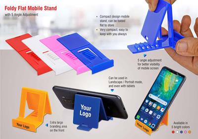 Generic Foldy Flat Mobile Stand with 5 Angle Adjustment