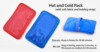 Hot & Cold Pack (with soft fabric & holding strap)