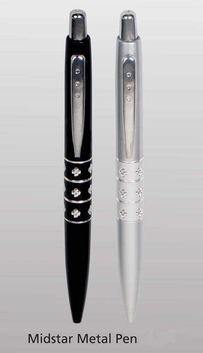 Midstar Metal Pen, Packaging Type: Box