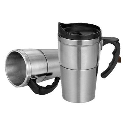 Generic Dual Transparent Steel Mug 400ml, GM212