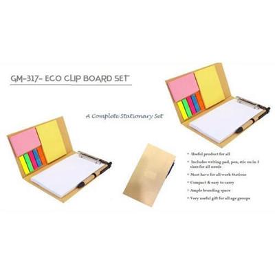 Generic Brown Paper Eco Clip Board Set, GM317