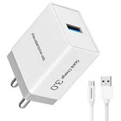 Ambrane AQC-56 Quick Charge 3.0 Enabled Wall Charger