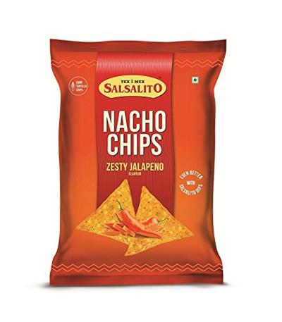 Tex Mex Salsalito Nacho Chips - Zesty Jalapeno, 150g