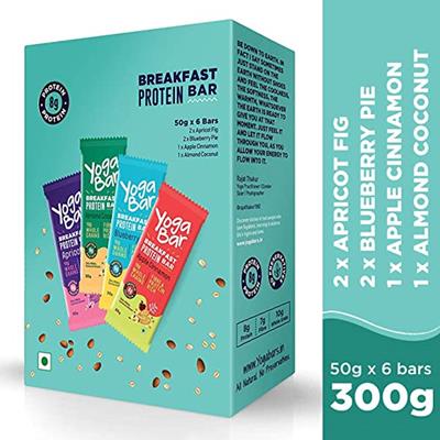 Yogabar Protein Bar Variety Box - 300gm