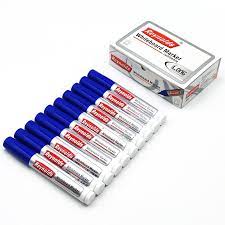Reynolds White Board Marker long (Blue),  Pack of 10