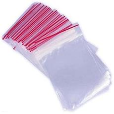Generic plastic zip lock pouch bags, 8*10 inch, 100 pc