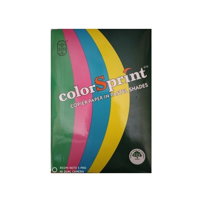 Color Sprint A4 Copier Paper Yellow Colour 75GSM