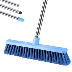 Floor Brush Hard with Handle 18 Inch