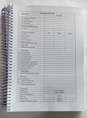 Svasti CAR Register, A4 Size with 200 Pages, 70 GSM Spiral Binding 