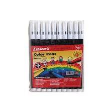 Luxor Sketch Pens , Colour Black (Pack of 10)