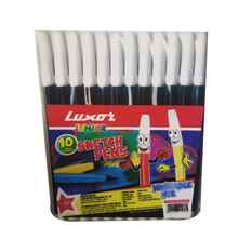 Luxor Sketch Pens , Colour Green (Pack of 10)