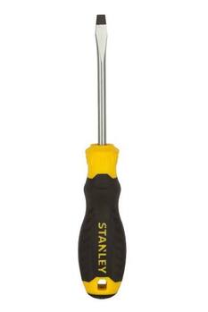 Stanley STMT60818-8 Cushion Grip Slotted Standard Screwdriver 3 mm x 100 mm Black and Yellow