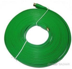 Sheen 3D 10 Mtr HDMI Flat Cable (Green)