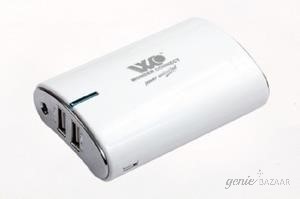 WONDER 6600 mah Battery Power Bank - White