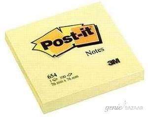 3M 25 x 76 mm Yellow Note Pad