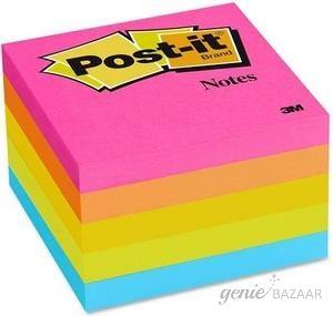 3M 76 x 76 mm Colour Note Pad