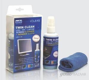 Solo IC 105 Twin Clean (Screen Cleaner + Wonder Cloth) - Mix Color