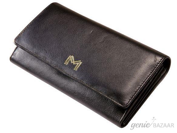 Massi Miliano Black POR02_BLK Women Wallet