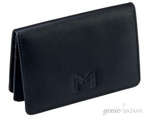 Massi Miliano Black VCH01_BLK Visiting Card Holder