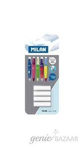 Milan Mechanical pencils-4 spare erasers in blister