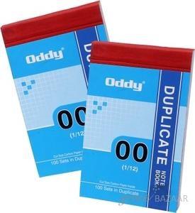 Oddy DNB-00 1/12 Duplicate Note Book 100 Sets (Set of 4)