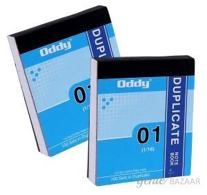 Oddy DNB-01 1/16 Duplicate Note Book 100 Sets (Set of 4)