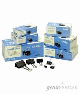 Oddy BCBLK-19 Binder Clip 19mm (Set of 12 Dozen)