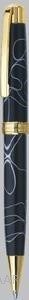 Rudi Kellner Imperial Brown Marble Finish Ball Pen