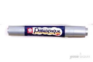 Sakura Permapaque Twin Point Marker-Metallic Silver- XZPK-T-53