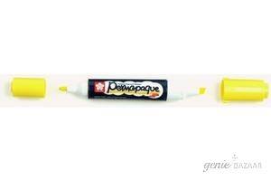 Sakura Permapaque Twin Point Marker-Yellow- XZPK-T-3