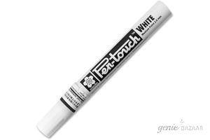 Sakura Pentouch Medium Point Permanent Marker-White (Pack of 1)- 42500