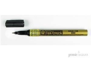 Sakura Pentouch Extra Fine Point Permanent Marker-Gold (Pack of 5)- 41101
