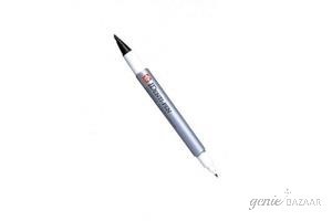 Sakura Identipen-Dual Tip Permanent Marker-Black (Pack of 1)- XYK-T49