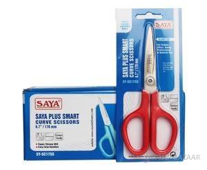 Saya SY-SC175S 6.75 inch Assorted Plus Smart Curve Scissor 12 Pieces