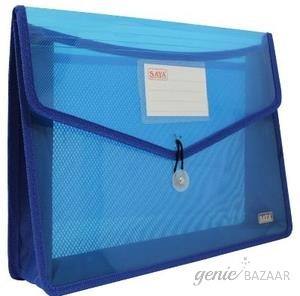 Saya SY-091 Flexi Document Clear Bag Deluxe Pack of 1