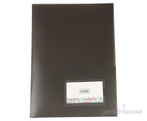 Saya SY-408 A4 Size Transparent Smoke Presentation Folder Pack of 10