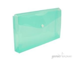 Saya SY-219C Transparent Green Cheque Envelope Pack of 6