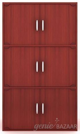 Housefull 100009064 BRAD 41.1 x 23.4 x 15.7 Inch 6 Doors Storage Cabinet