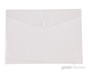 Saya SY-219D Vibrant Foolscap Size Natural Clear Bag Pack of 12