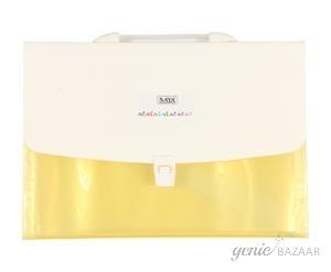 Saya SY-701 Yellow Foolscap Size Classic Expanding File