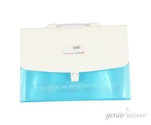 Saya SY-701 Blue Foolscap Size Classic Expanding File