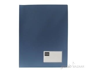 Saya SY-CF803 Metallic-Blue A4 Size Conference Display File With Clip