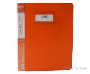Saya SY-340A U-Orange A4 Size Display Book 30 Pockets