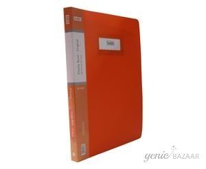 Saya SY-330F U-Orange Foolscap Size Display Book 30 Pockets