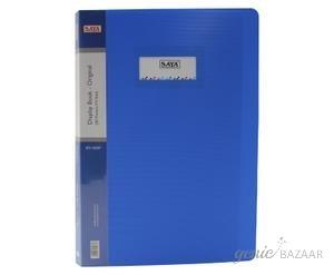 Saya SY-330F Royal-Blue Foolscap Size Display Book 30 Pockets