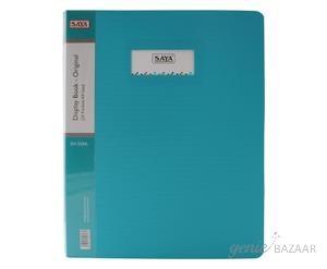 Saya SY-330A Aqua-Blue A4 Size Display Book 30 Pockets